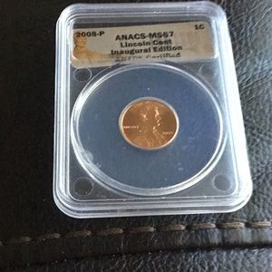2008 MS 67 Penny Anacs Graded